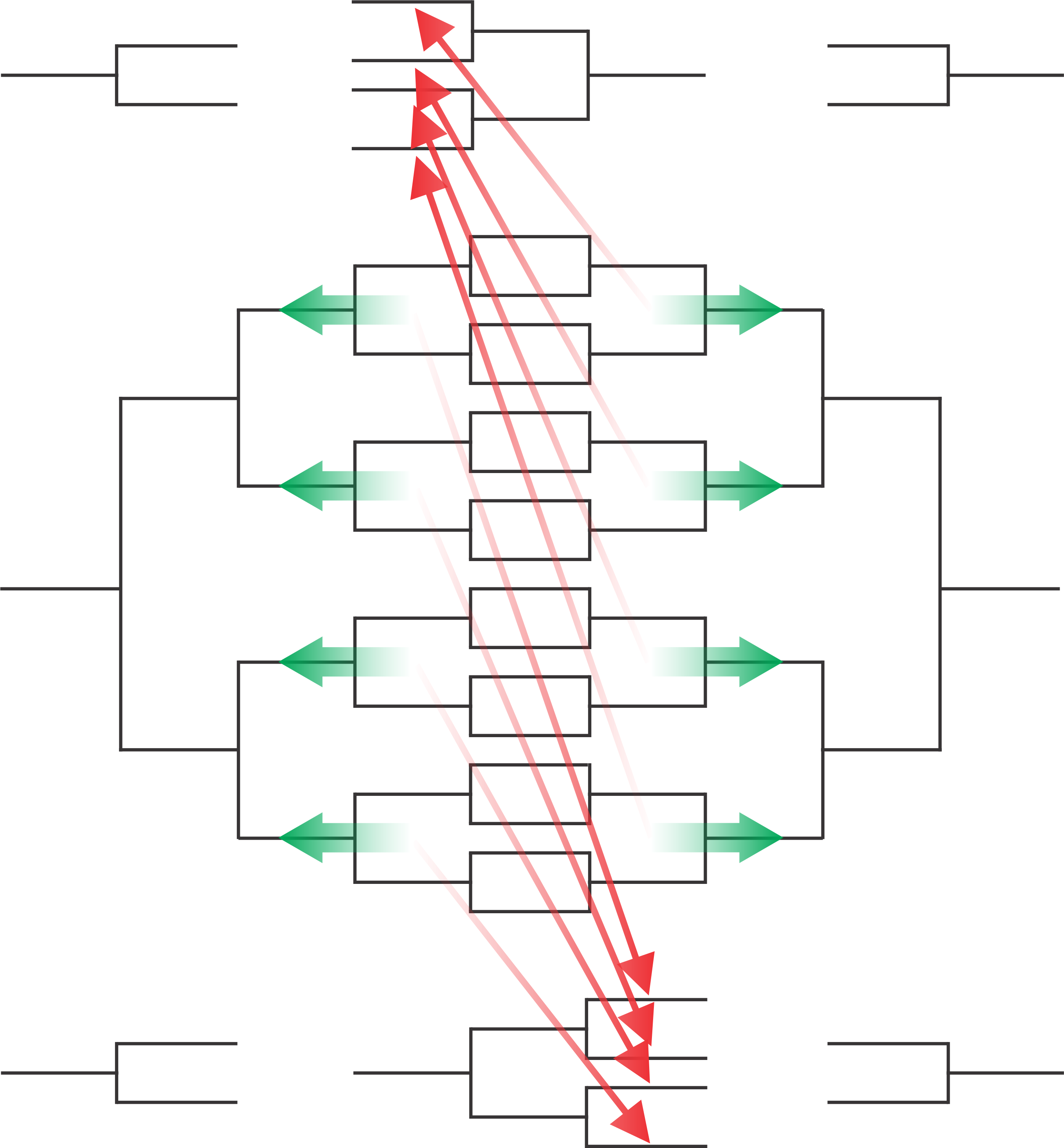 Compass Draw Tennis diagram for round 2